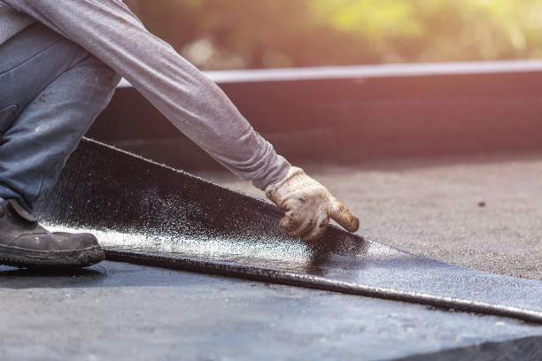 Professional Emergency Waterproofing technician working in Marion, WI